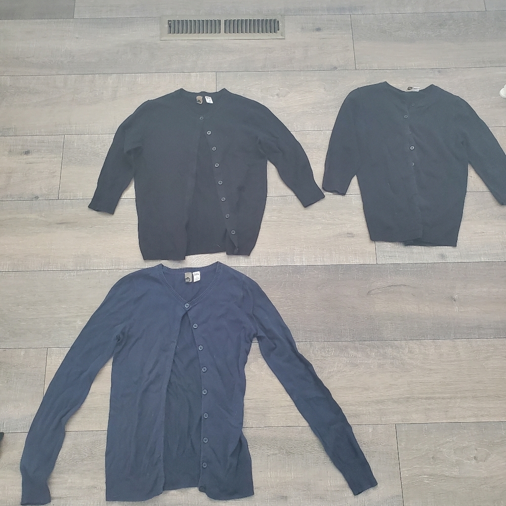 BP, 100% cotton, button up, shirts, size S, blue and black
